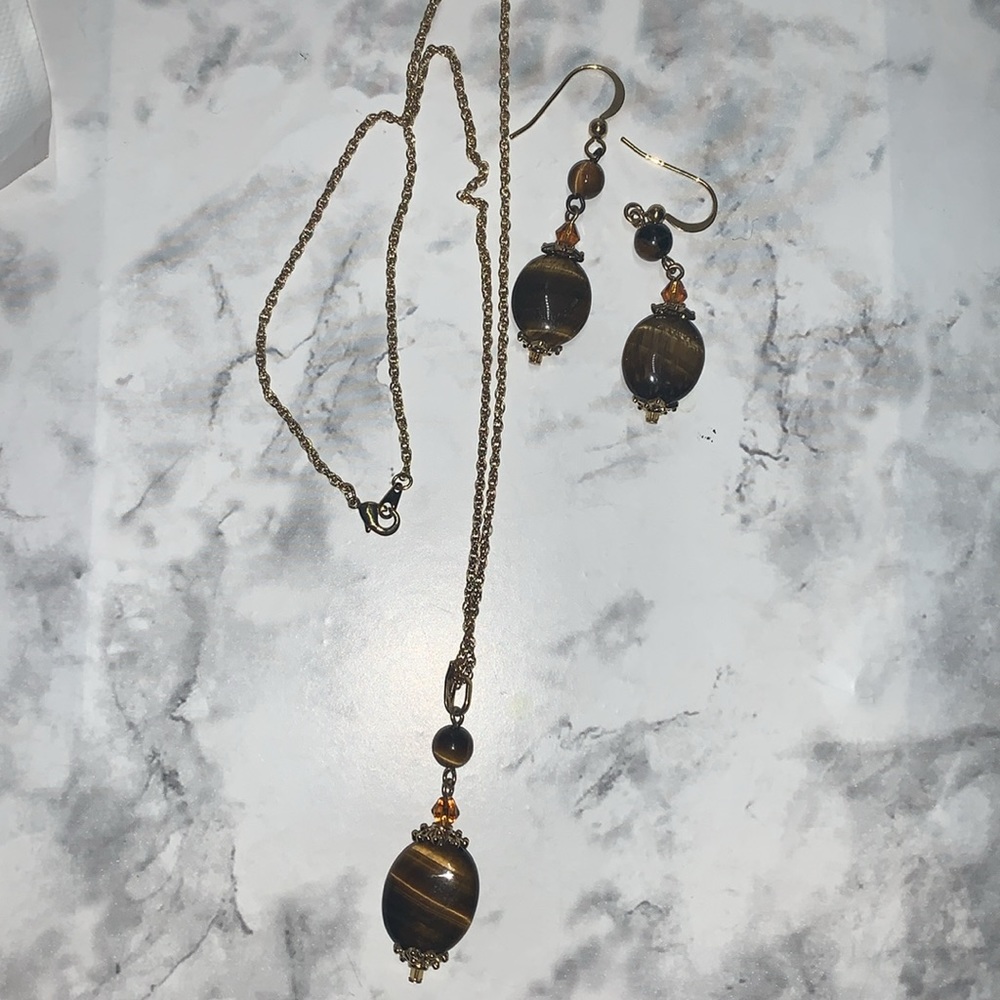 Beautiful golden tigers eye set